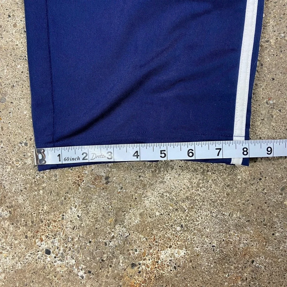 Vintage Y2K Adidas Track Pants Size XL Navy Blue‎ Snap Button Breakaway Active